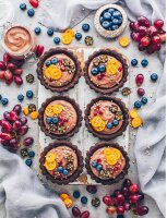 6 x Tortelette Mini-Tart Backform °60mm rund gewellt Antihaftbeschichtet 995080