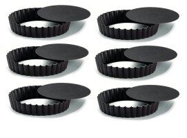 6 x Backform Kuchenform Obstkuchenform Boden...