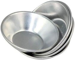 5 x Backform Förmchen Pastei de Nata Törtchen Mini Kuchen Pasteten °35mm 996132