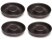 4 x Backform für Savarin Kuchen + Törtchen °80mm PTFE Antihaftbeschichtung 995072