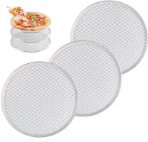 3 x Pizzagitter Abkühlgitter Auftaugitter Kuchengitter Aluminium °483mm