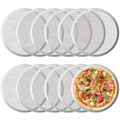12 x Pizzagitter Abkühlgitter Auftaugitter Kuchengitter Aluminium °483mm