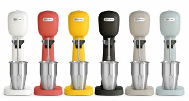 Milchshake-Mixer Standmixer für Cappuccino Freddo Frappés Blau 400W HENDI