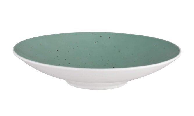 4 x Coupschale Suppenschale Petrol 28cm COUNTRY LIFE Seltmann Weiden