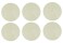 6 x Coupteller flach Essteller Champagne 21,5cm COUNTRY LIFE Seltmann Coup