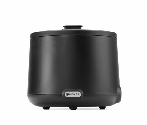 Suppentopf Catering Suppenkessel UNIQ Black 8L Edelstahl Behälter 35–85°C HENDI