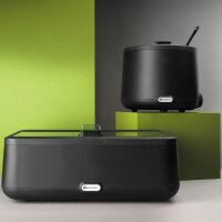 Suppentopf Catering Suppenkessel UNIQ Black 8L Edelstahl...