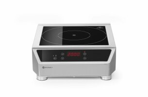 Induktionskocher Modell 3500 D, HENDI, Profi Line, 230V/3500W, 342x431x(H)116mm