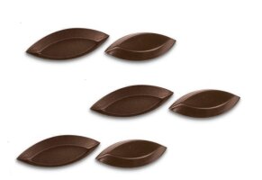 6 x Backform Schiffchen oval glatt Desserts Tartes...