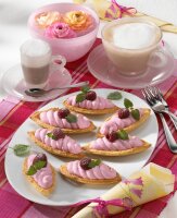 6 x Backform Schiffchen oval glatt Desserts Tartes Mürbeteig 60mm