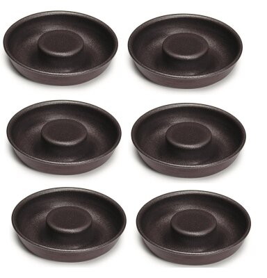 6 x Backform für Savarin Kuchen + Törtchen °65mm PTFE Antihaftbeschichtung