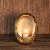Kerzenhalter Windlicht Teelichthalter Gartyndeko EGGY L...