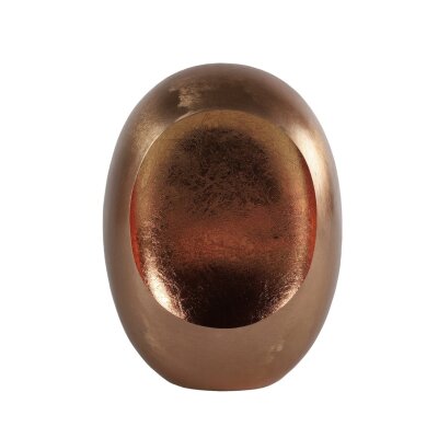Kerzenhalter Windlicht Teelichthalter Gartendeko EGGY S aus Metall in Copper