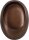 Kerzenhalter Windlicht Teelichthalter Gartendeko EGGY XL aus Metall Dunkelbraun Hängend