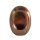 Kerzenhalter Windlicht Teelichthalter Gartendeko EGGY XL aus Metall Copper