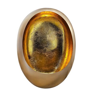 Kerzenhalter Windlicht Teelichthalter Metall Marrakesh Egg XL Gold Wandmontage/Tischmodell