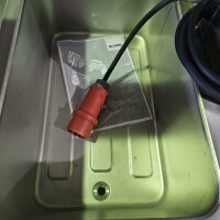 B.PRO Basic Line W-4 Emotion Warmbuffet 4 x GN1/1 mit Wärmestrahlern und beheiztem Unterbau Farbe limette 1595 x 690 x 1305 mm 400V ohne Hustenschutz!!! B-Ware