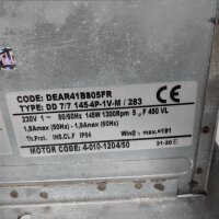 Dunstabzugshauben-Gebläse vom Typ DEAR41BB05FR (B-Ware)