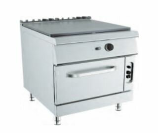 Barossi Gas-Glühplattenherd mit Gas-Backofen GN2/1 11kW