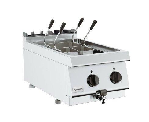 Barossi Elektro-Nudelkocher mit 14 Liter Becken Tischgerät 6 kW 400V