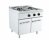Barossi Elektro-Fritteuse mit 2 x 18 Liter und Unterschrank geschlossen 2 x 14 kw 400V