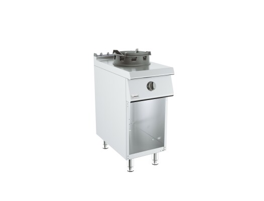 Barossi Gas-Wokherd mit 1 Brenner und Unterbau offen 15 kW