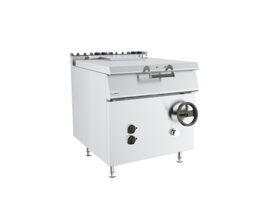 Barossi Elektro-Kippbratpfanne mit 60 Liter Tiegel 9 kW 400V