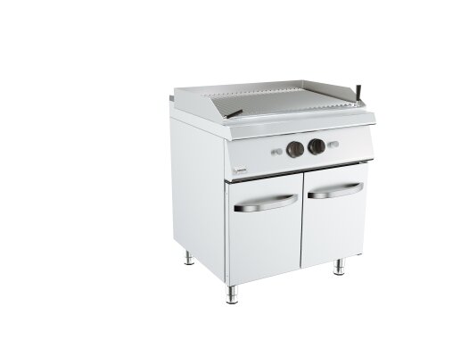 Barossi Gas-Lavasteingrill mit Unterschrank 18 kW