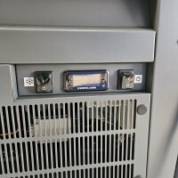 B.PRO BASIC LINE SK-4 – Kaltbuffet mit aktiver stiller Kühlung 4 x GN 1/1 mit Abstellbord links/rechts und Hustenschutz beidseitig 230V B-Ware