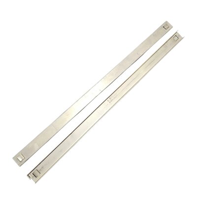 Führungsschienen Paar links rechts U-Form Kühl‑ & Tiefkühlgerät GGG ca. 625 mm (B‑Ware)