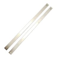 Führungsschienen Paar links rechts U-Form Kühl‑ & Tiefkühlgerät GGG ca. 625 mm (B‑Ware)