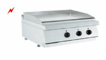 Barossi Elektro-Grillplatte gerillt Tischgerät 7,2...