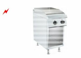 Barossi Elektro-Grillplatte glatt verchromt 3,6 kW 400V...
