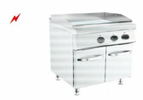 Barossi Elektro-Grillplatte glatt mit Unterbau...