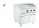 Barossi Elektro-Grillplatte glatt mit Unterbau geschlossen 7,2 kW 400V 800x730x900mm