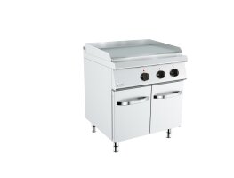 Barossi Elektro-Grillplatte gerillt mit Unterbau...