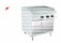 Barossi Elektro-Grillplatte gerillt verchromt mit Unterbau offen 7,2 kW 800x730x900mm
