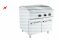 Barossi Elektro-Grillplatte gerillt verchromt 7,2 kW 400V 800x730x900mm