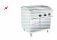 Barossi Elektro-Grillplatte glatt gerillt verchromt 7,2 kW 400V 800x730x900mm