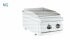 Barossi Gas-Grillplatte gerillt verchromt Tischgerät 6,5 kW 400x730x300mm