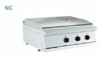 Barossi Gas-Grillplatte glatt verchromt Tischgerät...