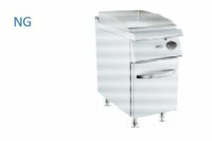 Barossi Gas-Grillplatte glatt mit Unterschrank...