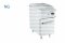 Barossi Gas-Grillplatte glatt mit Unterschrank geschlossen 6,5 kW 400x730x900mm