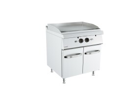 Gas-Grillplatte glatt mit Unterschrank geschlossen 13 kW