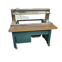 B.PRO Basic Line UK3 Kaltbuffet mit aktiver Umluftkühlung 3 x GN1/1 in Farbe: Petrolgrün