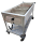 B.PRO Speiseausgabenwagen beheizbar offen 4 Becken separat regel- und beheizbar (+30°C bis +95°C) B-Ware