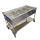 B.PRO Speiseausgabenwagen mit Hustenschutz Edelstahl 4 x GN1/1 x 200mm beheizbar Temperaturbereich +30 °C bis +95 °C B-Ware