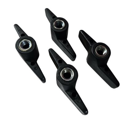 Flügelmutter für Endklammer M8 Flügelweite 69 mm 4er Pack
