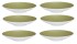 6 x Coupschale Tiefe Schüssel Oliv 26cm COUNTRY LIFE Seltmann Weiden