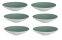 6 x Coupschale Pastabowl Dessertschale Petrol 23cm COUNTRY LIFE Seltmann Weiden